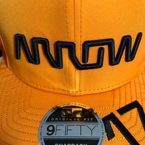 New Era McLaren Racing Championship Hat Black and Orange Team Cap